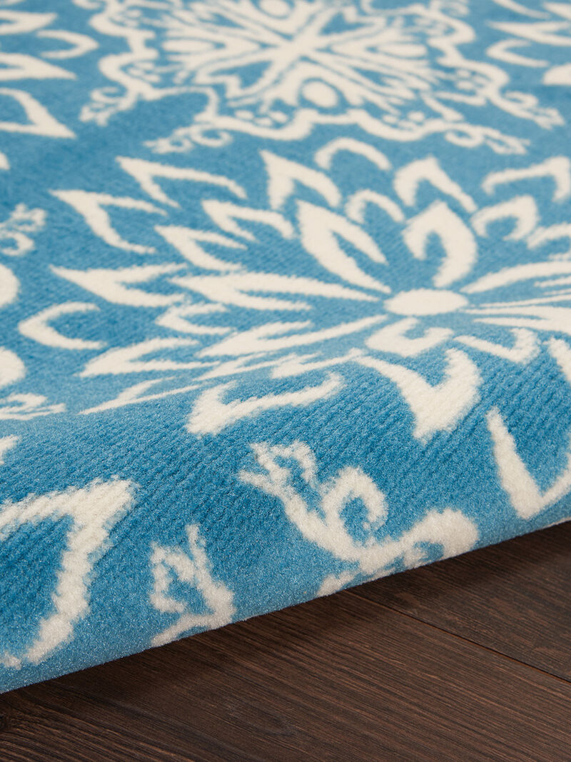 Jubilant JUB06 Ivory/Blue 4' x 6' Rug