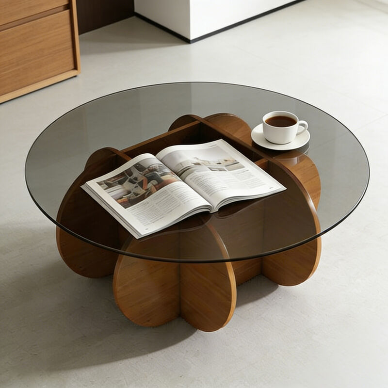 Tamhus Modern Round Coffee Table image number 6
