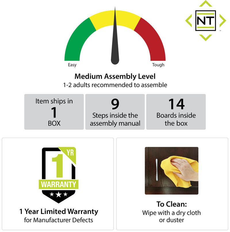 NTense Genesis Gaming TV Stand for TVs up to 70"