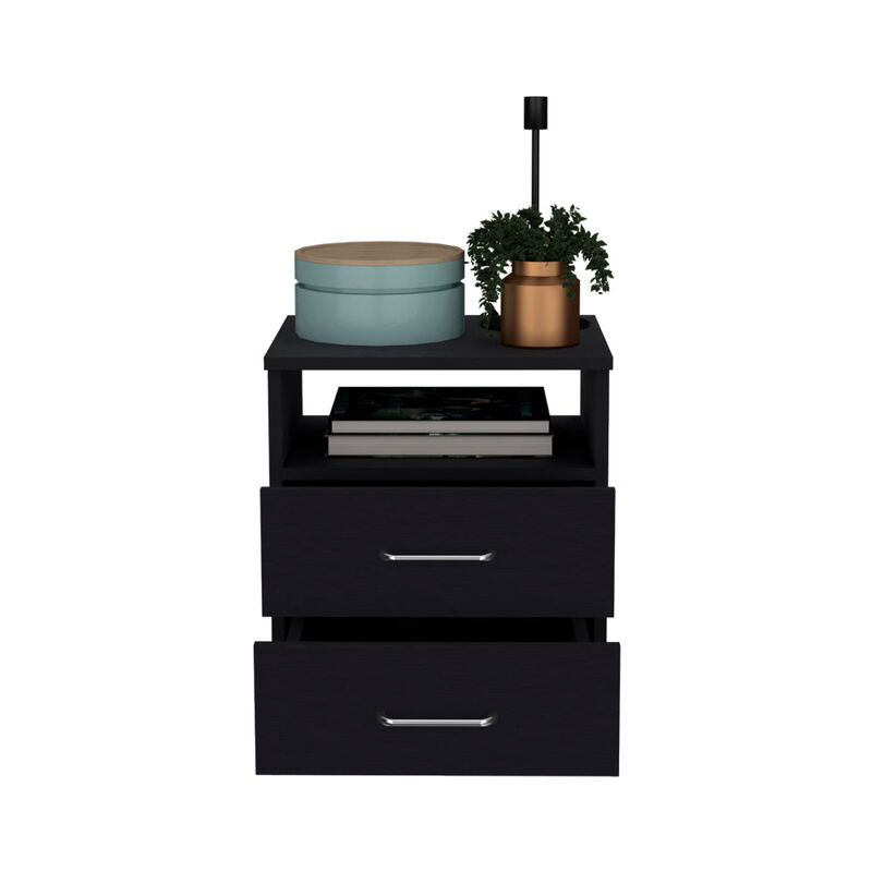 Nightstand Olivenza, Bedroom, Black