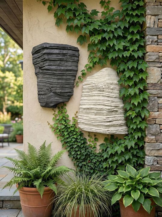 Stratified Rock Wall Decor
