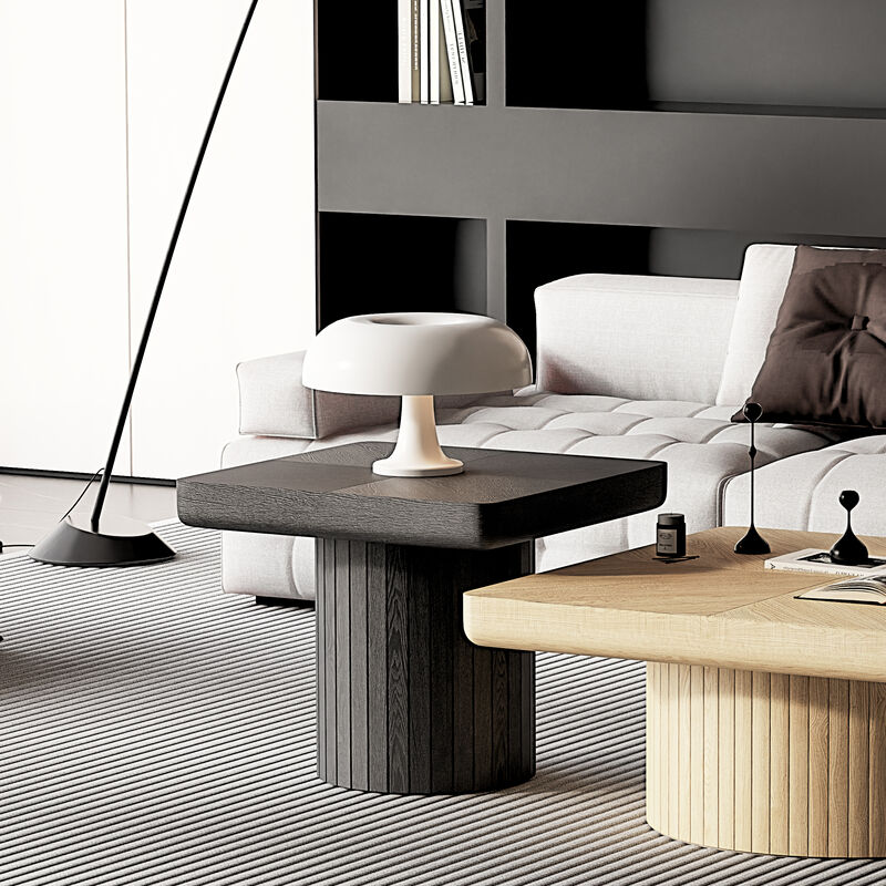 Snemda Minimalist Square Side Table image number 3