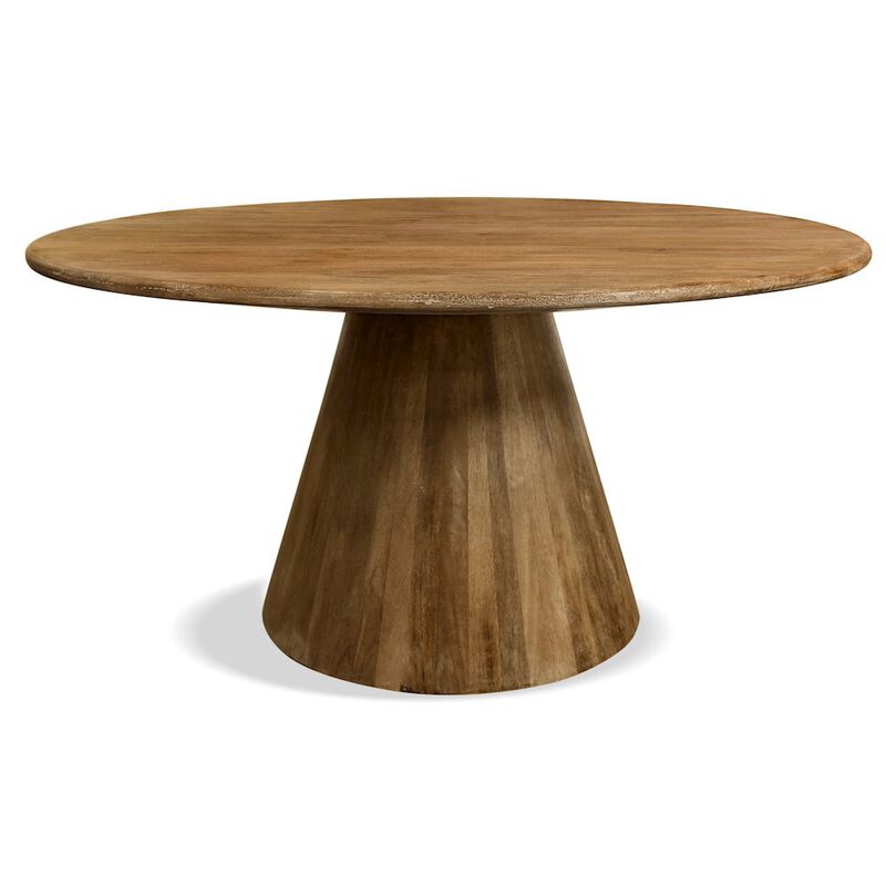 Alex Hamilton Jaden 60 Round Dining Table in Natural Finish
