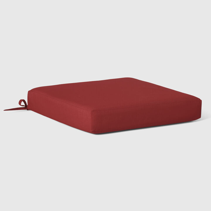 WestinTrends Outdoor Patio Furniture Seat Chair Square Cushions Set of 2, 20" x 19"