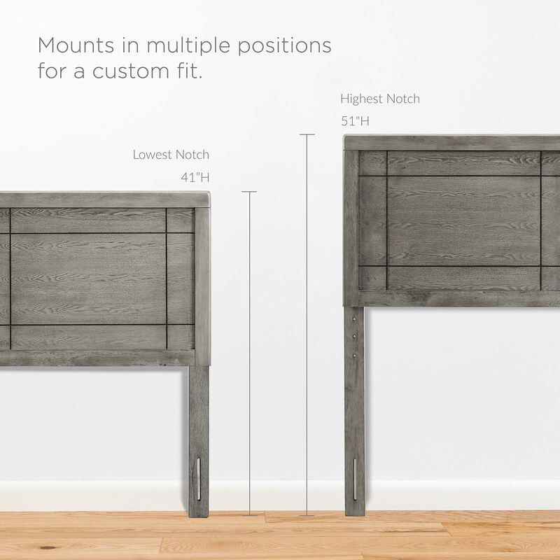 Modway - Marlee King Wood Platform Bed with Angular Frame image number 6