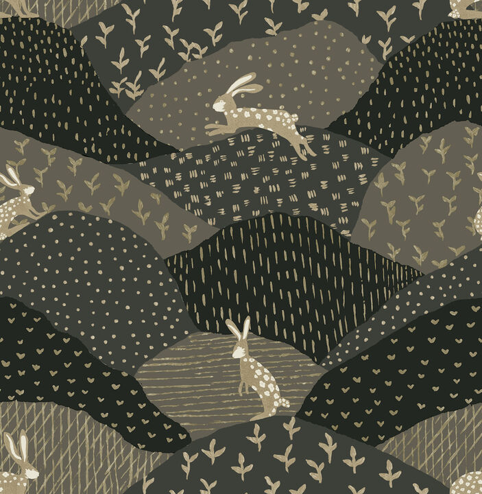 Peter Black Rabbit Fields Wallpaper (Set of 2)