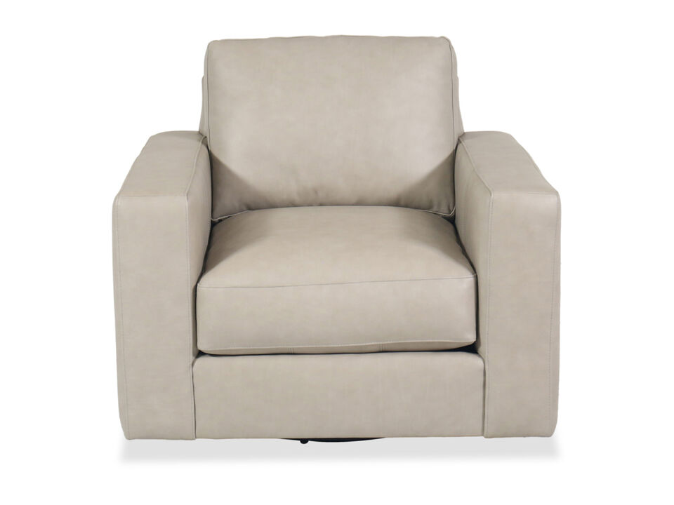 Dawkins Leather Swivel Chair