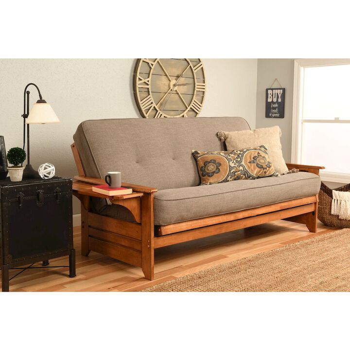 Phoenix Frame-Barbados Finish-Linen Stone Mattress