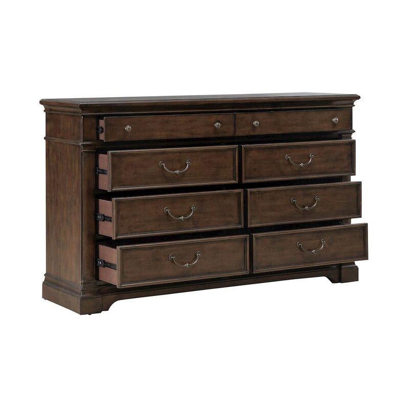 Liberty Furniture Arden Road 8 Drawer Bedroom Dresser  - Satin Cherry image number 6