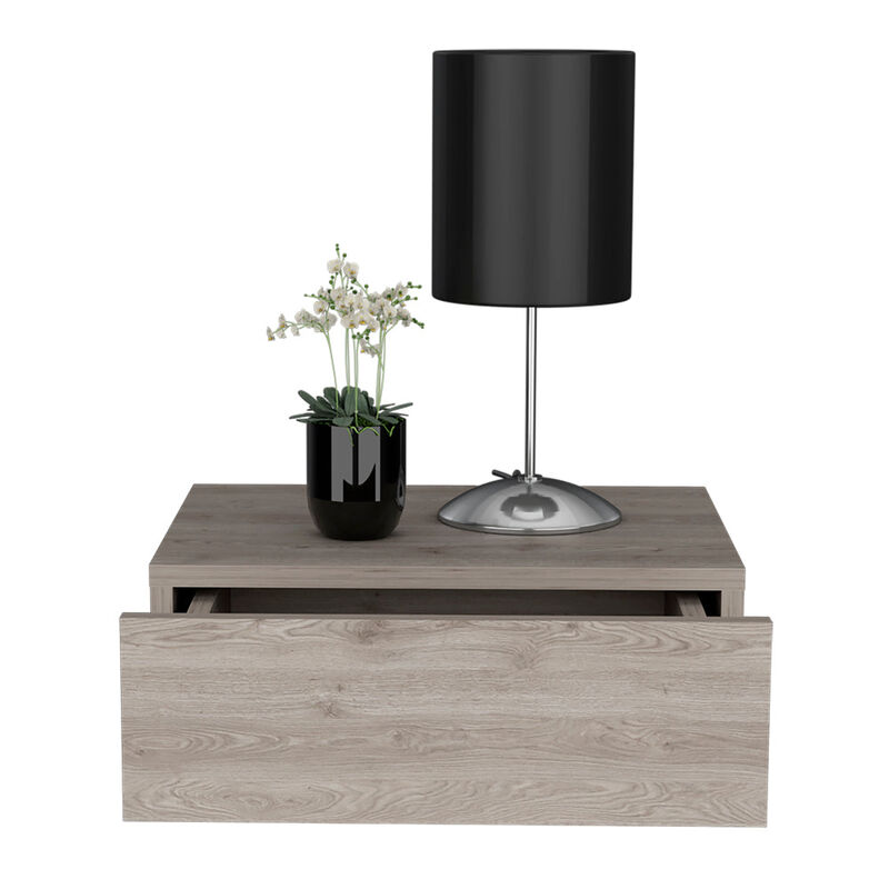 Nightstand Isola, Bedroom, Light Gray