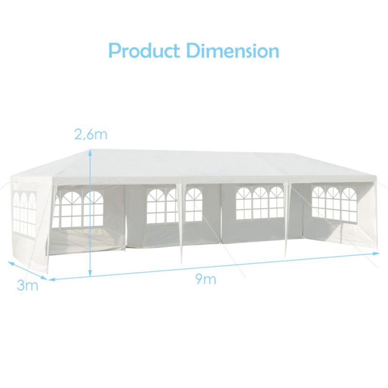 Canopy Tent with 5 Removable Sidewalls for Party Wedding