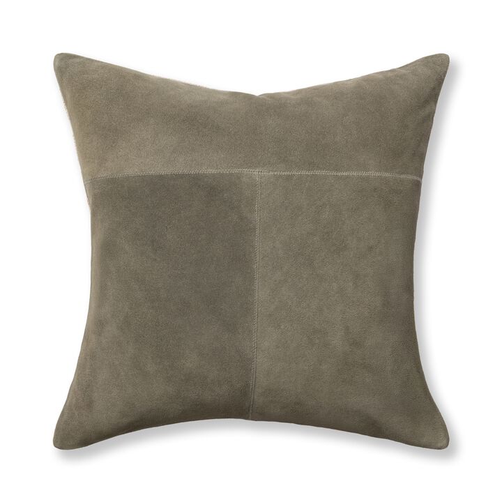 Clemson Suede Earthen Olive Pillow