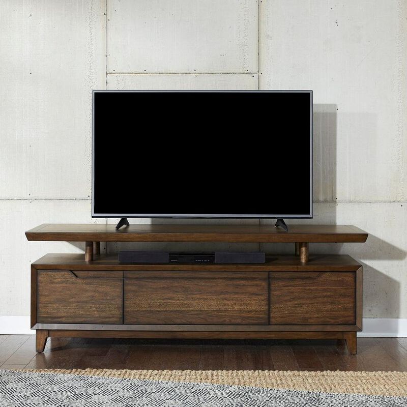 Liberty Furniture Ventura Blvd TV Console in Bronze Spice image number 4