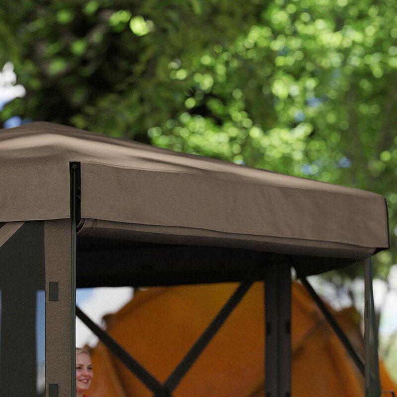 Hivvago Hexagon 12x12 Pop Up Canopy Shelter image number 7