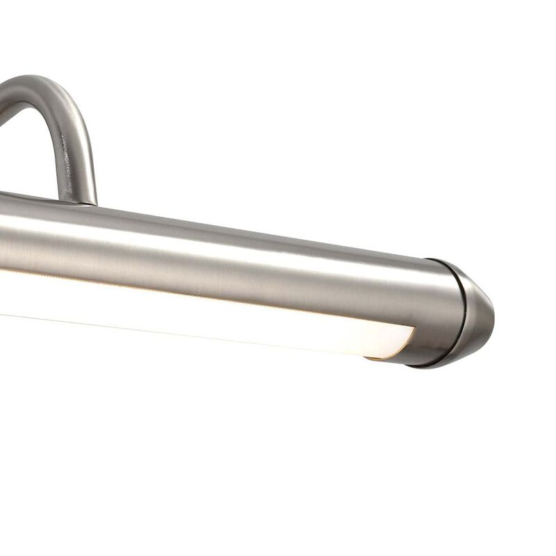 NOVA OF CALIFORNIA Bradley Bar Wall Light - Satin Nickel, Plug-in, On/Off Switch