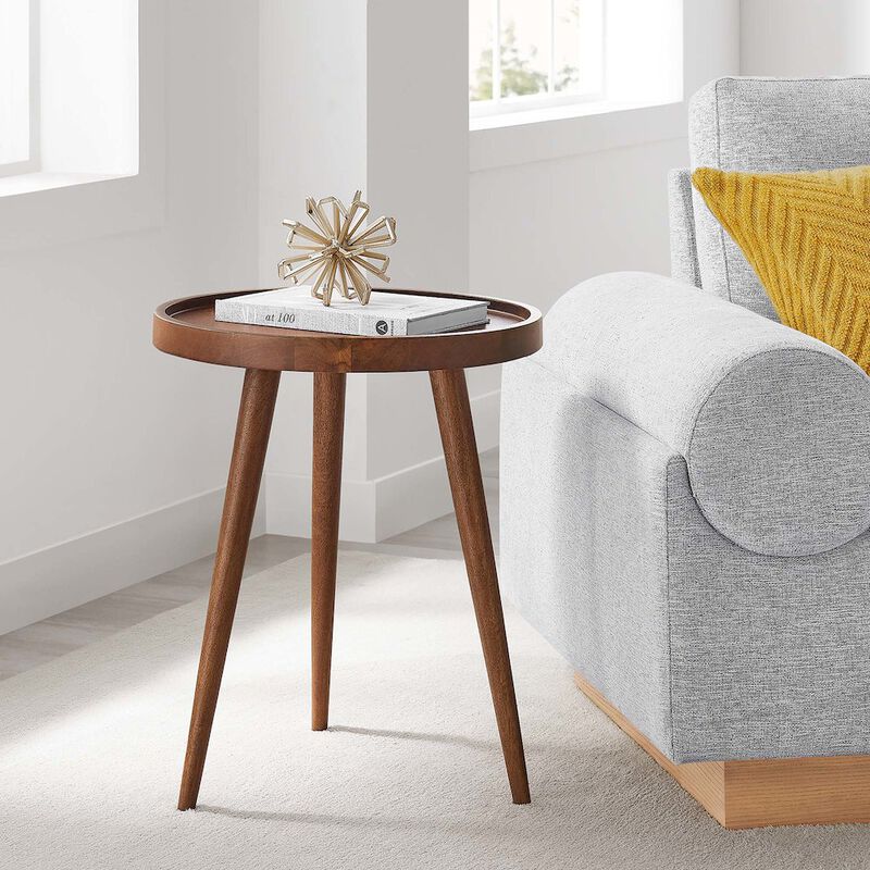 Chiro Round Wood Side Table image number 6