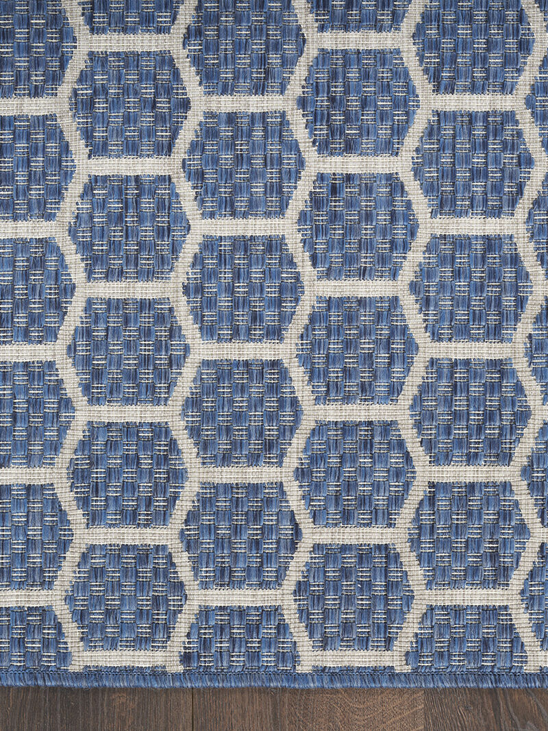 Twist Reversible TWS01 Blue 2'2" x 8' Rug