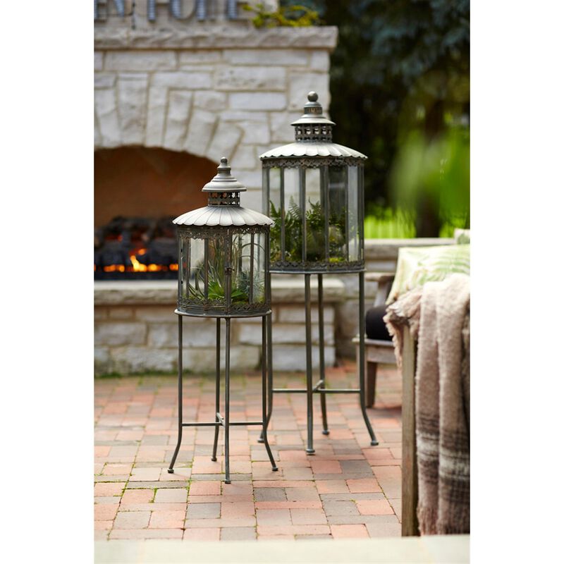 Lanterns with Stand for Home D&eacute;cor, Outdoor Lighting, and Seasonal Decorations