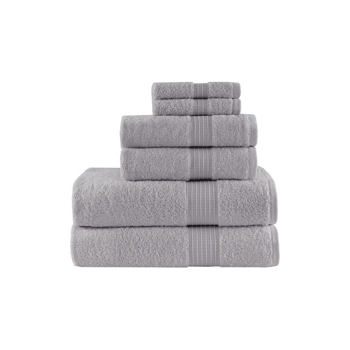 Gracie Mills Emeric 6-Piece Organic Cotton Towel Set
