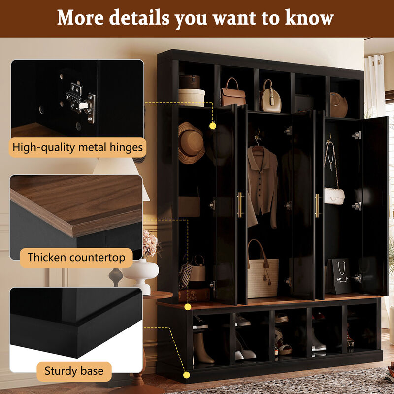 Voklos Entryway Storage Cabinet image number 4