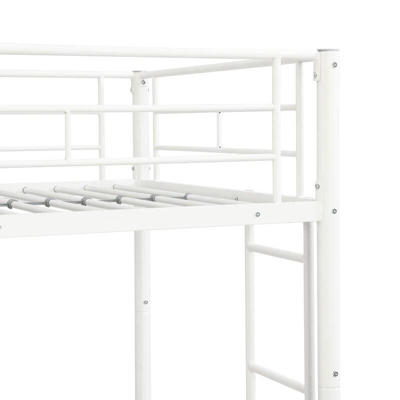 Merax Twin Over Twin Bunk Bed with Sturdy Steel Frame