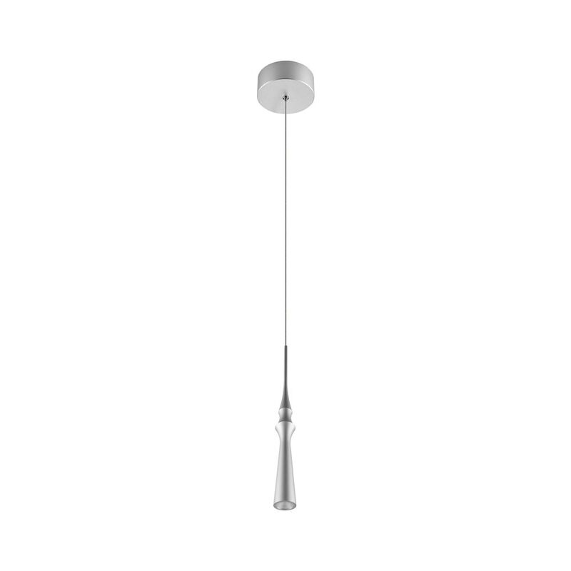 VONN Lighting Integrated LED Height Adjustable Pendant Light in Silver
