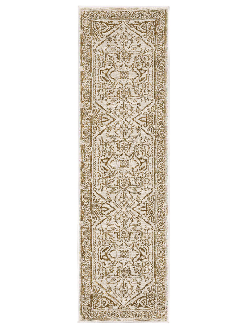Intrigue 2'3" x 7'6" Ivory Rug