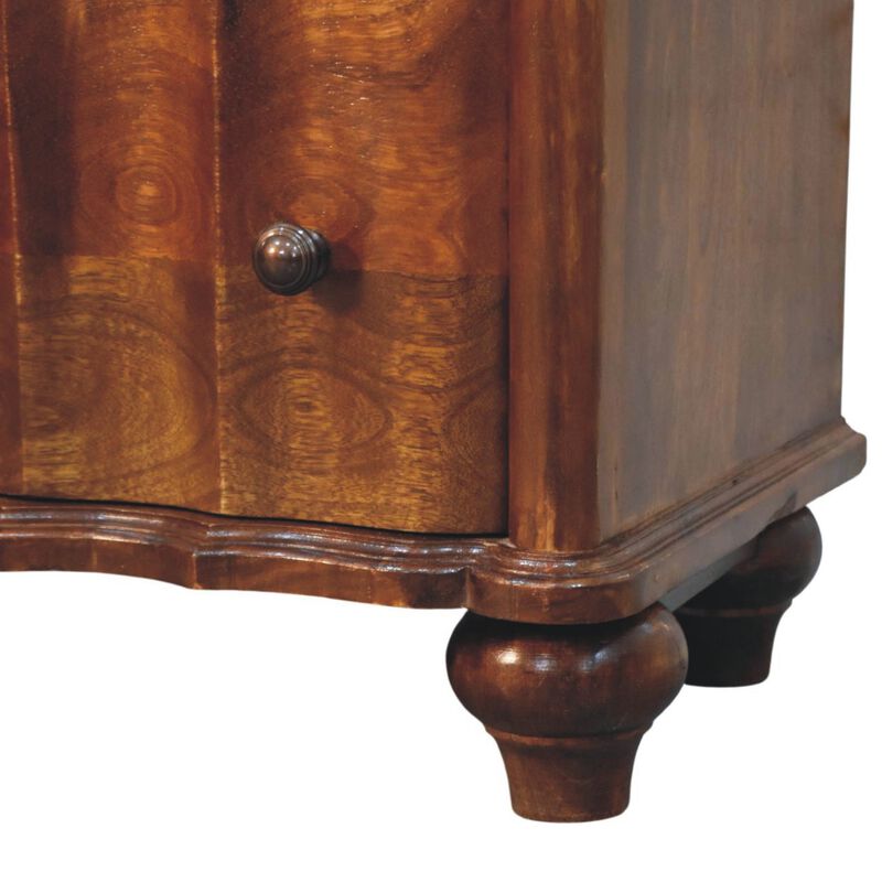 Artisan Furniture Solid Wood Lume 3 Drawer Chest, Brown image number 7