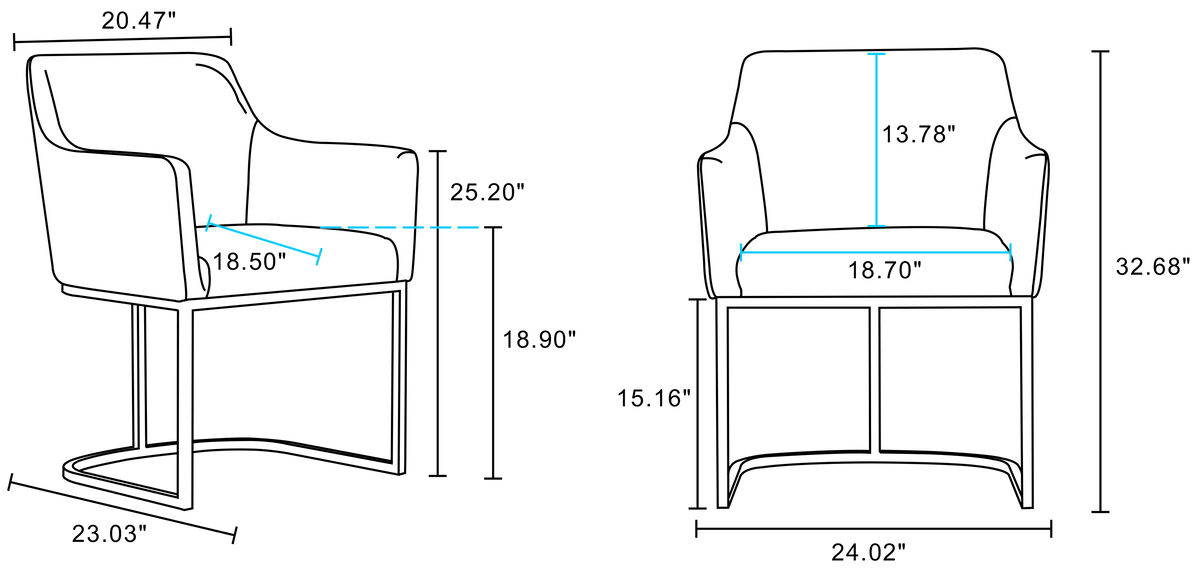 Serena Dark Gray Dining Arm Chair