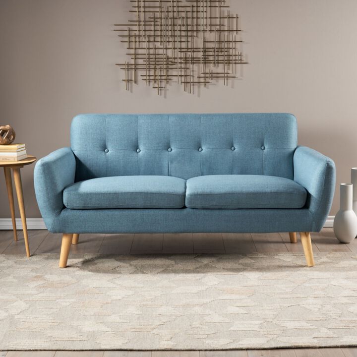 Lupusp Button Tufted Loveseat