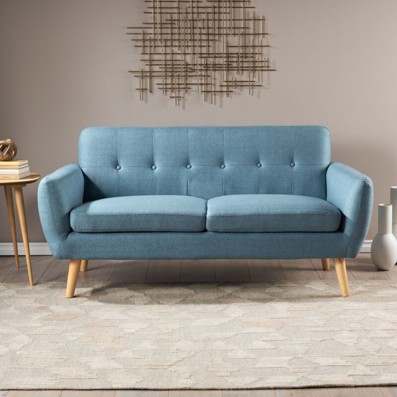 Lupusp Button Tufted Loveseat image number 1