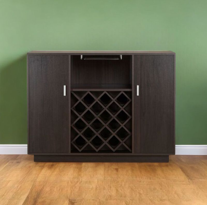 Storage Server Cabinet with Two Doors for Dining Room or Kitchen