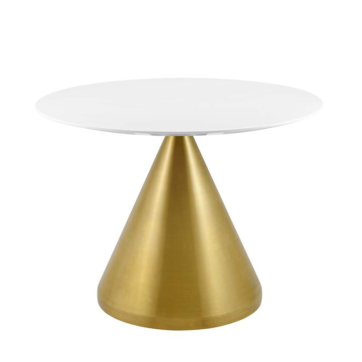 Modway - Tupelo 40" Dining Table Gold White