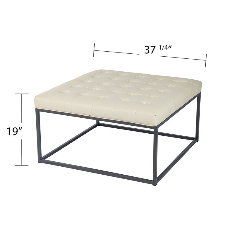 Ciarin Upholstered Cocktail Ottoman