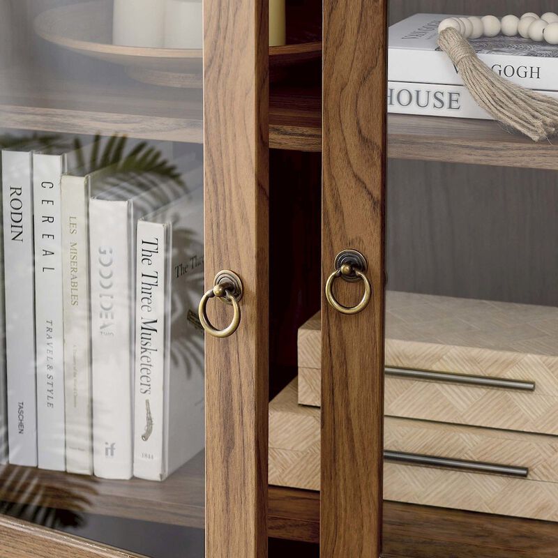 Tessa Tall Arched Storage Display Cabinet image number 9