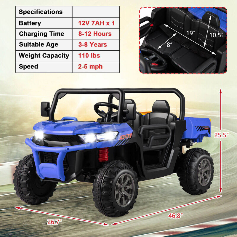 12V Ride On Toy Dump Truck image number 2