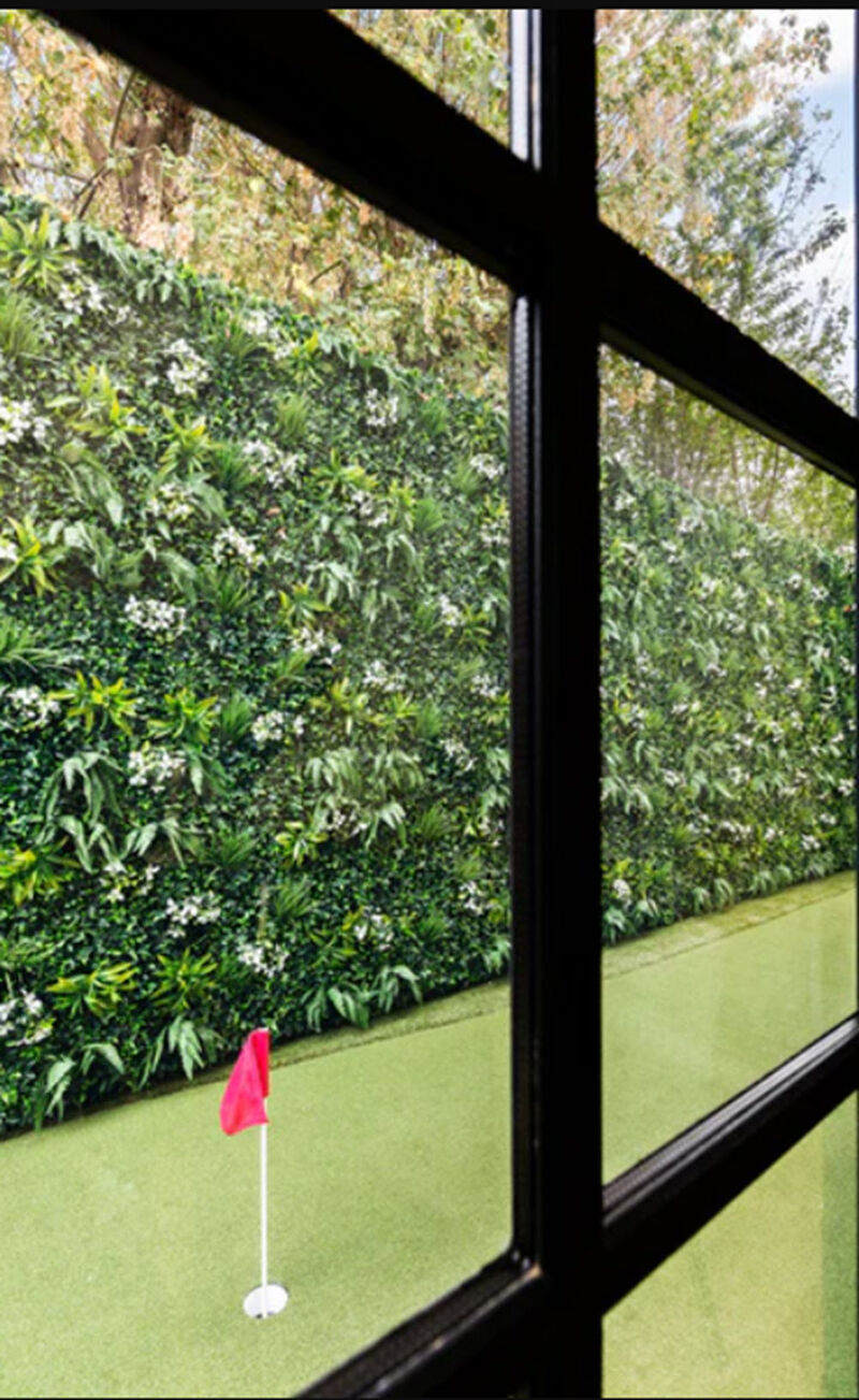 Luxury Snowy White Artificial Vertical Garden 40" x 40" 11SQ FT Commercial Grade UV Resistant