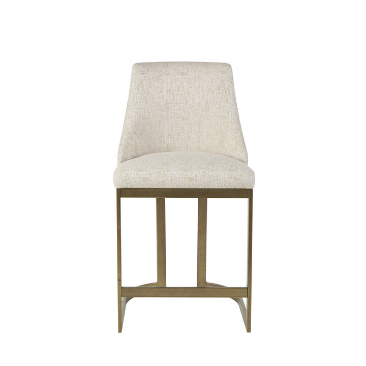Gracie Mills Dillon Modern Upholstered Counter Stool