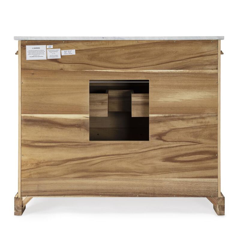 Butler Specialty Company Rachelle 42 Single Natural Bathroom Vanity Set, Light Brown