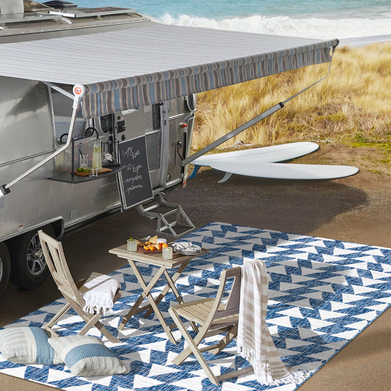 andratx Modern Tribal Geometric Indoor/Outdoor Area Rug