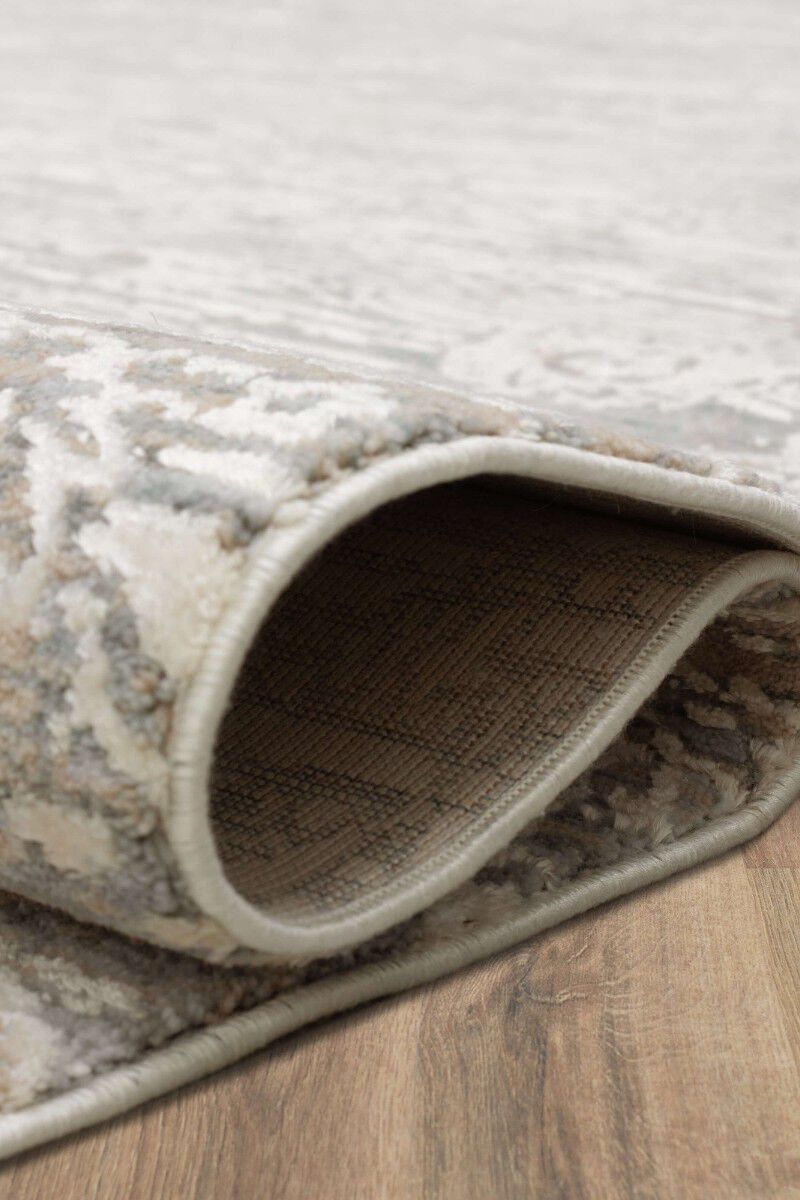 Solitude Mandawa Cream Dark Grey 10' x 13'6" Rug image number 9