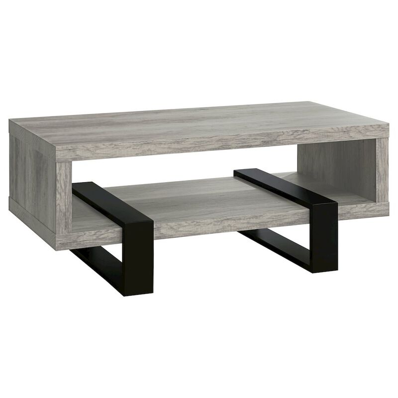 Coaster Co. of America Dinard Engineered Wood Coffee Table Grey Driftwood