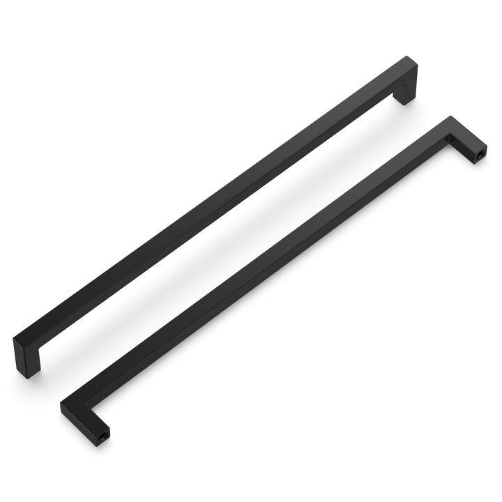 Hickory Hardware Solid Core Kitchen Cabinet Pulls, Luxury Cabinet Handles, Hardware for Doors & Dresser Drawers, 12 Inch Hole Ce