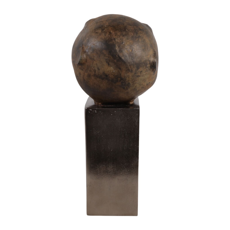 17x7" Smiley Head On Pedestal image number 4