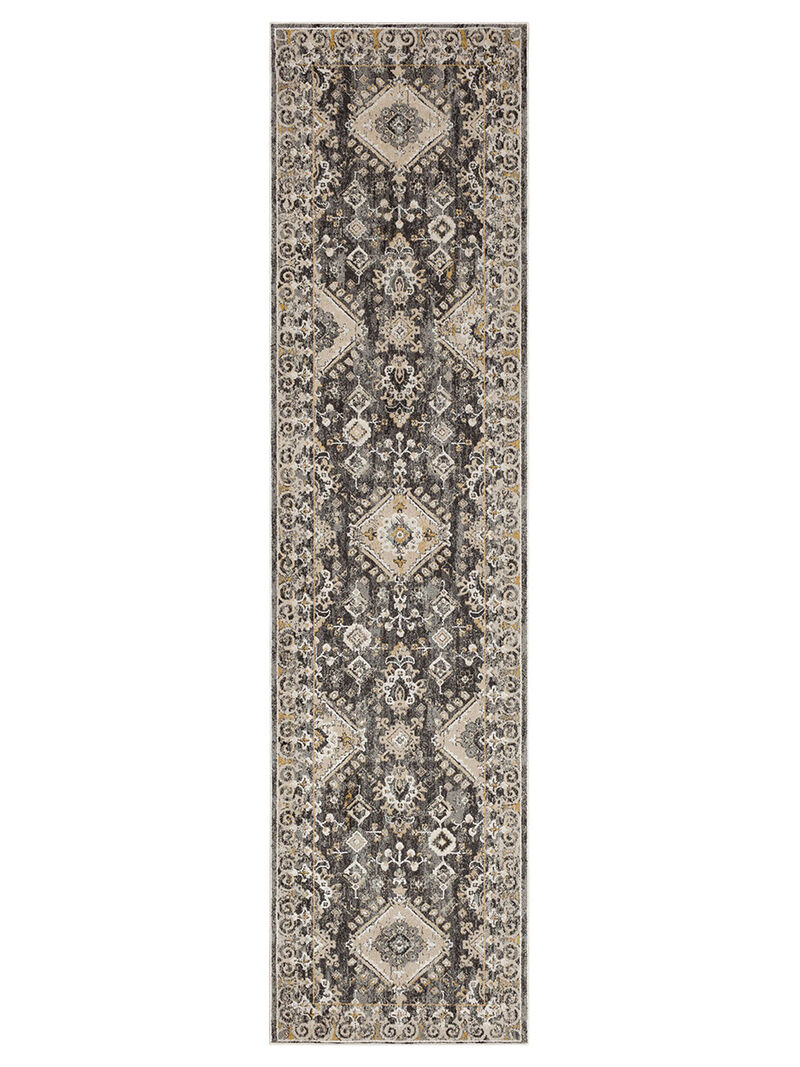 Windermere Ravenglass Anthracite 2' 6" X 10' Rug