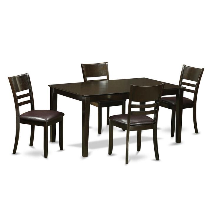 5 Pc Dining room set-Dining Table and 4 Chairs for Dining room