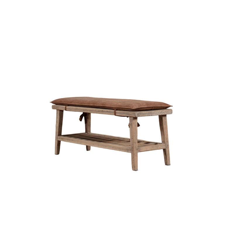 Modern Entryway Bench with Extra Seating image number 4