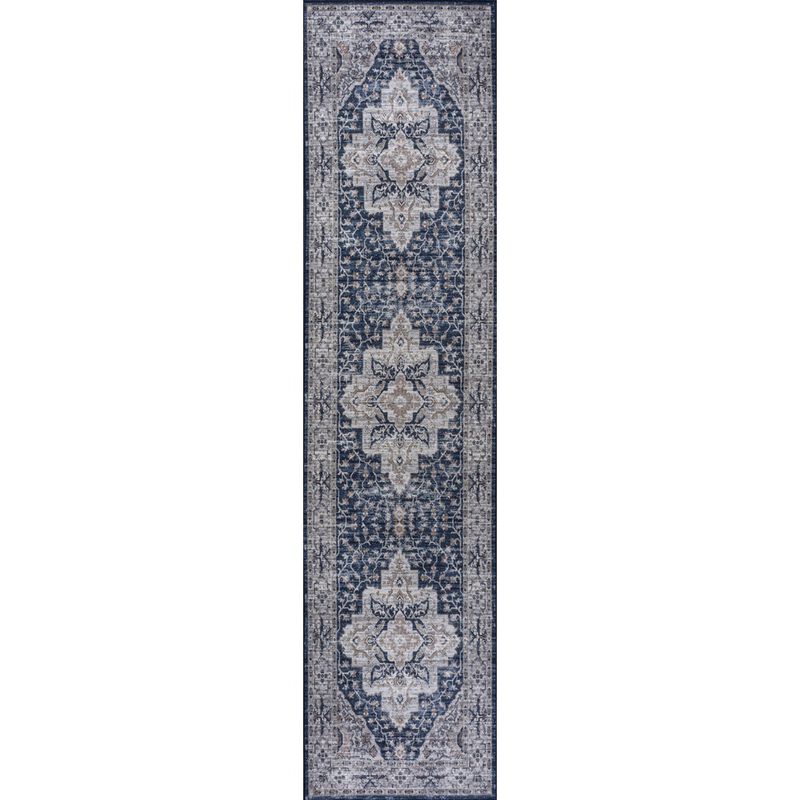 Didim Boho Medallion Machine-Washable Area Rug