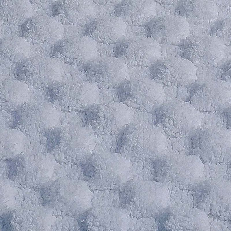 Knightsbridge Luxurious Block Pattern High Quality Year Round Cotton with Non-Skid Back Bath Rug
