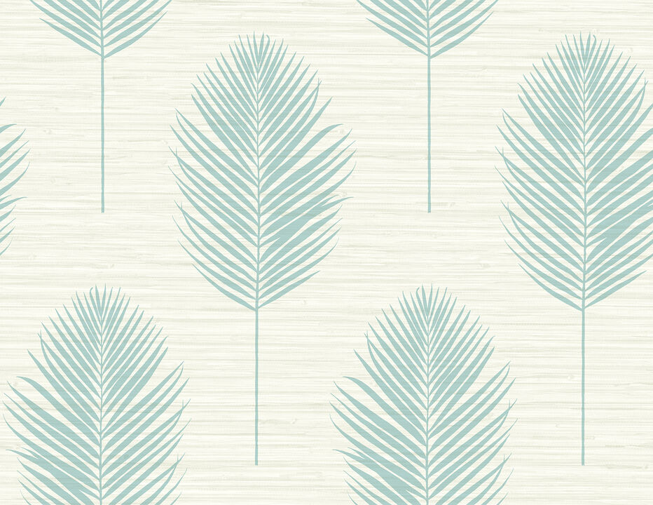Bali Aqua Fern Wallpaper (Set of 2)